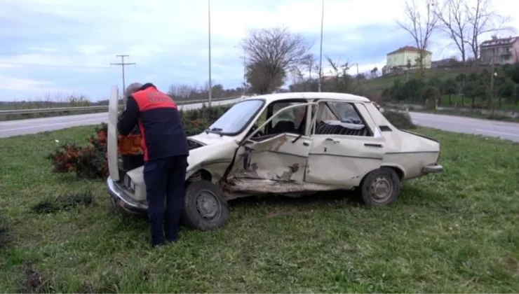 Samsun’da trafik kazası: 3 yaralı