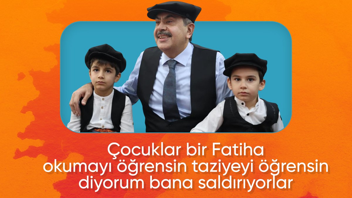 Yusuf Tekin: Çocuklarımız ölüsünün arkasından bir Fatiha okusun, taziye öğrensin istiyoruz